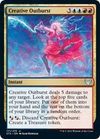 Creative Outburst - Strixhaven: School of Mages - Magic: The Gathering card