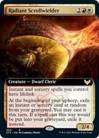 Radiant Scrollwielder (Extended Art) - Strixhaven: School of Mages - Magic: The Gathering card