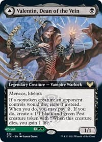 Valentin, Dean of the Vein (Extended Art) - Strixhaven: School of Mages - Magic: The Gathering card