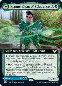 Kianne, Dean of Substance (Extended Art) - Strixhaven: School of Mages - Magic: The Gathering card