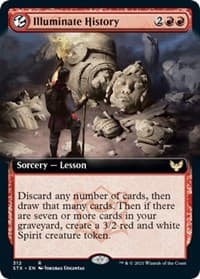 Illuminate History (Extended Art) - Strixhaven: School of Mages - Magic: The Gathering card