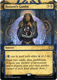 Tezzeret's Gambit (Foil Etched) - Strixhaven: Mystical Archive - Magic: The Gathering card