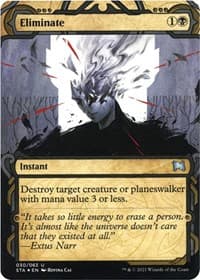 Eliminate (Foil Etched) - Strixhaven: Mystical Archive - Magic: The Gathering card