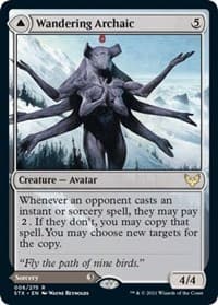 Wandering Archaic - Strixhaven: School of Mages - Magic: The Gathering card