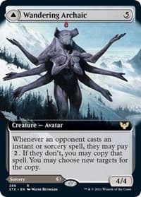 Wandering Archaic (Extended Art) - Strixhaven: School of Mages - Magic: The Gathering card