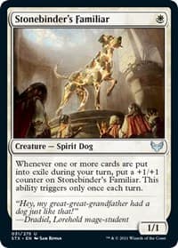 Stonebinder's Familiar - Strixhaven: School of Mages - Magic: The Gathering card