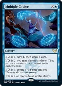 Multiple Choice - Strixhaven: School of Mages - Magic: The Gathering card