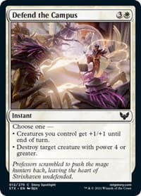 Defend the Campus - Strixhaven: School of Mages - Magic: The Gathering card