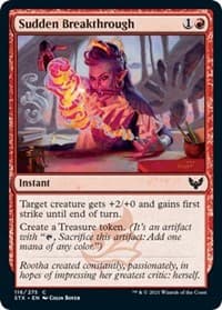 Sudden Breakthrough - Strixhaven: School of Mages - Magic: The Gathering card