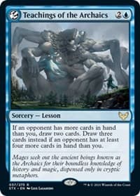 Teachings of the Archaics - Strixhaven: School of Mages - Magic: The Gathering card