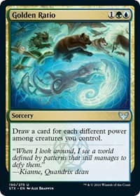 Golden Ratio - Strixhaven: School of Mages - Magic: The Gathering card