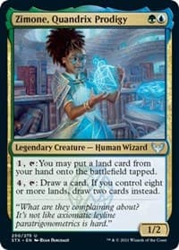 Zimone, Quandrix Prodigy - Strixhaven: School of Mages - Magic: The Gathering card