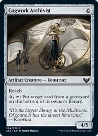 Cogwork Archivist - Strixhaven: School of Mages - Magic: The Gathering card
