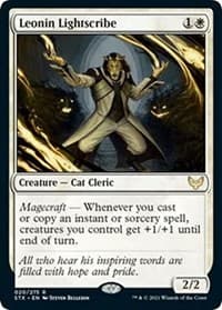 Leonin Lightscribe - Strixhaven: School of Mages - Magic: The Gathering card