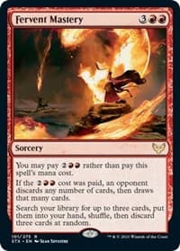 Fervent Mastery - Strixhaven: School of Mages - Magic: The Gathering card