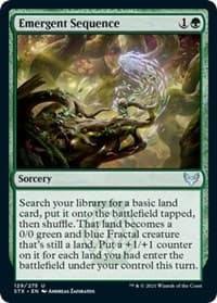 Emergent Sequence - Strixhaven: School of Mages - Magic: The Gathering card