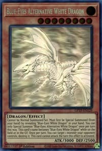Blue-Eyes Alternative White Dragon (Ghost Rare) - Ghosts From the Past - YuGiOh card