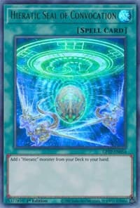 Hieratic Seal of Convocation - Ghosts From the Past - YuGiOh card