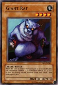Giant Rat - Dark Beginning 1 - YuGiOh card