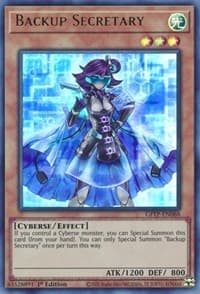 Backup Secretary - Ghosts From the Past - YuGiOh card