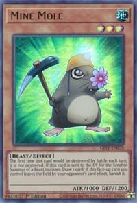Mine Mole - Ghosts From the Past - YuGiOh card