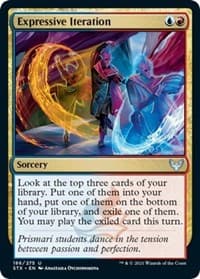 Expressive Iteration - Strixhaven: School of Mages - Magic: The Gathering card