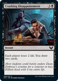 Crushing Disappointment - Strixhaven: School of Mages - Magic: The Gathering card
