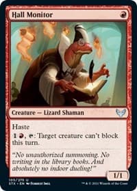 Hall Monitor - Strixhaven: School of Mages - Magic: The Gathering card