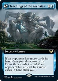 Teachings of the Archaics (Extended Art) - Strixhaven: School of Mages - Magic: The Gathering card