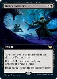 Baleful Mastery (Extended Art) - Strixhaven: School of Mages - Magic: The Gathering card