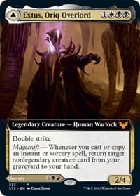 Extus, Oriq Overlord (Extended Art) - Strixhaven: School of Mages - Magic: The Gathering card
