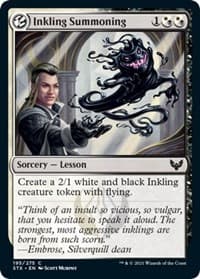 Inkling Summoning - Strixhaven: School of Mages - Magic: The Gathering card