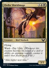 Owlin Shieldmage - Strixhaven: School of Mages - Magic: The Gathering card