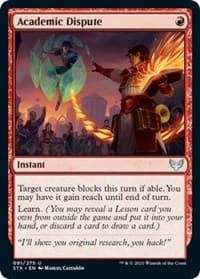 Academic Dispute - Strixhaven: School of Mages - Magic: The Gathering card