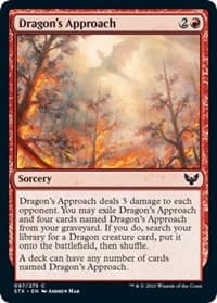 Dragon's Approach - Strixhaven: School of Mages - Magic: The Gathering card