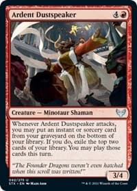 Ardent Dustspeaker - Strixhaven: School of Mages - Magic: The Gathering card