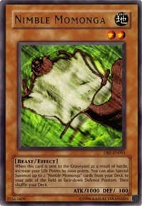 Nimble Momonga - Dark Beginning 1 - YuGiOh card