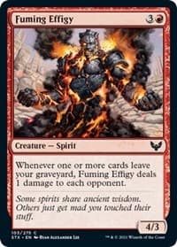Fuming Effigy - Strixhaven: School of Mages - Magic: The Gathering card