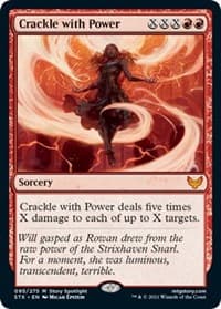 Crackle with Power - Strixhaven: School of Mages - Magic: The Gathering card