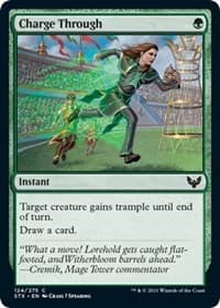 Charge Through - Strixhaven: School of Mages - Magic: The Gathering card