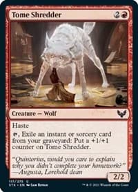 Tome Shredder - Strixhaven: School of Mages - Magic: The Gathering card