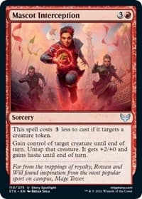 Mascot Interception - Strixhaven: School of Mages - Magic: The Gathering card
