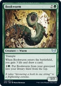 Bookwurm - Strixhaven: School of Mages - Magic: The Gathering card