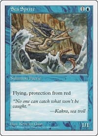 Sea Sprite - Fifth Edition - Magic: The Gathering card