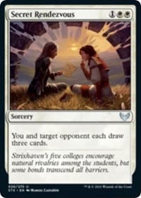 Secret Rendezvous - Strixhaven: School of Mages - Magic: The Gathering card