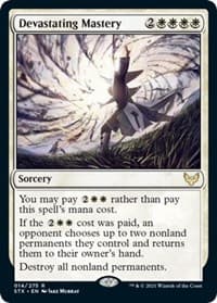 Devastating Mastery - Strixhaven: School of Mages - Magic: The Gathering card