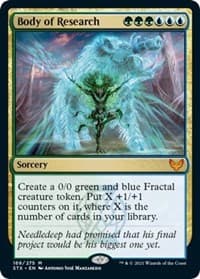 Body of Research - Strixhaven: School of Mages - Magic: The Gathering card