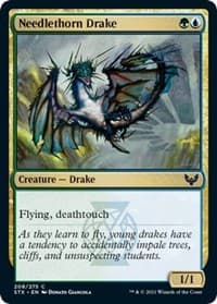 Needlethorn Drake - Strixhaven: School of Mages - Magic: The Gathering card