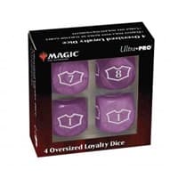 Deluxe Swamp Loyalty Dice with 7-12 for Magic - Black (22mm) - Ultra Pro Life Counters - Life Counters card
