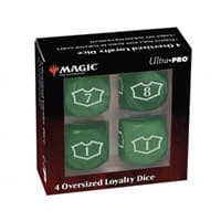 Deluxe Forest Loyalty Dice with 7-12 for Magic - Green (22mm) - Ultra Pro Life Counters - Life Counters card